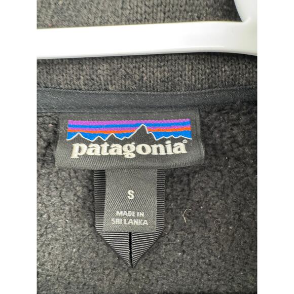 Patagonia Better Sweater Coat Womens Small Dark Gray Fleece Thigh Length - Picture 8 of 12